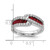 14K White Gold Lab Grown VS/SI FGH Dia and Created Ruby Ring RM5743-CRU-062-WLG
