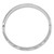 14k 7/16 White Gold Florentine Engraved Hinged Bangle WFE7/16