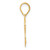 14k Polished Number 93 Pendant APN93