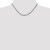 14K White Gold 16 inch 4mm Flat Figaro with Lobster Clasp Chain WFIG100-16