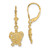 14k Turtle Leverback Earrings TF1819