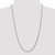 14K White Gold 20 inch 3mm Flat Figaro with Lobster Clasp Chain WFIG080-20