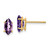 14k 8x4mm Marquise Amethyst earring XE104AM