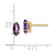 14k 8x4mm Marquise Amethyst earring XE104AM