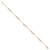 14K 5-6mm White Near Round FW Cultured Pearl Bead 5-station Bracelet XF449-7.5