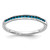 14k White Gold Blue Diamond Channel Band RM5623-BD-016-WA