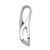 14k White Gold AA Diamond Semi Mount Peg slide XS632AA