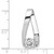 14k White Gold AA Diamond Semi Mount Peg slide XS632AA
