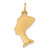 10K Nefertiti Pendant 10C370