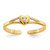 10K .01ct Diamond Heart Toe Ring RM5652-001-1YA