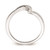 10k White Gold .02 carat Diamond Contoured Complete Wedding Band RM6383B-002-0WAA