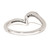 10k White Gold .02 carat Diamond Contoured Complete Wedding Band RM6383B-002-0WAA