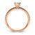 14K Rose Gold Lab Grown Diamond VS/SI FGH Semi-mount Engagement Ring RM6634E-075-7RLG