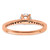 14K Rose Gold Lab Grown Diamond VS/SI FGH Semi-mount Engagement Ring RM6634E-075-7RLG
