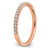 14K Rose Gold Lab Grown Diamond VS/SI FGH Wedding Band RM6633B-025-6RLG