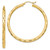 14k Diamond-cut Hoop Earrings TF559