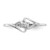14k White Gold VS Diamond heart ring Y1787VS