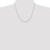 14K White Gold 20 Inch 1.85mm Diamond-cut Quadruple Rope Lobster Clasp Chain WQT014-20