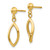 14k Post Dangle Earrings TL899
