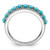 14k White Gold Turquoise and White Topaz Ring RM7420-BTQ-W