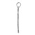 14k White Gold Passion Cross Pendant XK592
