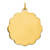 14k .013 Gauge Engravable Scalloped Disc Charm XM167/13