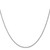 14K White Gold 30 inch 1.5mm Regular Rope with Lobster Clasp Chain W012S-30