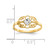 10K w/Rhodium Filigree Ring 10K2051