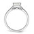 14K White Gold Lab Grown Dia. VS/SI FGH Emerald Semi-Mnt. East/West RM7883E-200-WLG