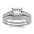 14K White Gold Lab Grown Dia. VS/SI FGH Emerald Semi-Mnt. East/West RM7883E-200-WLG