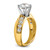 14K Lab Grown Diamond VS/SI FGH Semi-mount Engagement Ring RM8958E-150-YLG