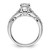 14K White Gold Lab Grown Diamond VS/SI FGH Semi-mount Engagement Rin RM9039E-100-WLG