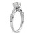 14K White Gold Lab Grown Diamond VS/SI FGH Semi-mount Engagement Rin RM9039E-100-WLG