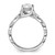 14K White Gold Lab Grown Diamond VS/SI FGH Semi-mount Engagement Rin RM9103E-100-7WLG