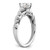 14K White Gold Lab Grown Diamond VS/SI FGH Semi-mount Engagement Rin RM9043E-100-WLG