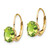 14k 8x6mm Oval Peridot Leverback Earrings XLB116PE
