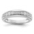 14K White Gold Lab Grown Diamond VS/SI FGH Wedding Band RM9107-040-WLG