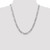 14K White Gold 22 inch 7mm Flat Figaro with Lobster Clasp Chain WFIG180-22