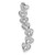 14k White Gold 6 Synthetic Stone Family Pendant XMPW54/6SY