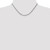 14K White Gold 16 inch 3mm Flat Figaro with Lobster Clasp Chain WFIG080-16