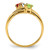 14k Genuine 3 Stone Mother's Ring XMR10/3GY