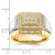 14K Two-Tone Lab Grown VS/SI FGH Dia Men's Ring RM9509-102-YWLG