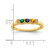 14K Family Jewelry Genuine Stone & Diamond Set Ring XMR35/3GY