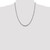 14K White Gold 22 inch 2.5mm Franco with Lobster Clasp Chain WFRA080-22