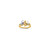 14k Genuine 3 Stone Mother's Ring XMR18/3GY