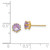 14k Madi K 5mm CZ Birthstone (Feb) Earrings SE172