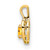 14k Citrine and Diamond Heart Pendant XBS510