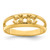 14k Genuine 3 Stone Mother's Ring XMR7/3GY