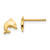 14k Polished Dolphin Post Earrings YE1756