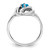 Sterling Silver Rhodium-plated Family Jewelry Ring XMR3/1SS-8